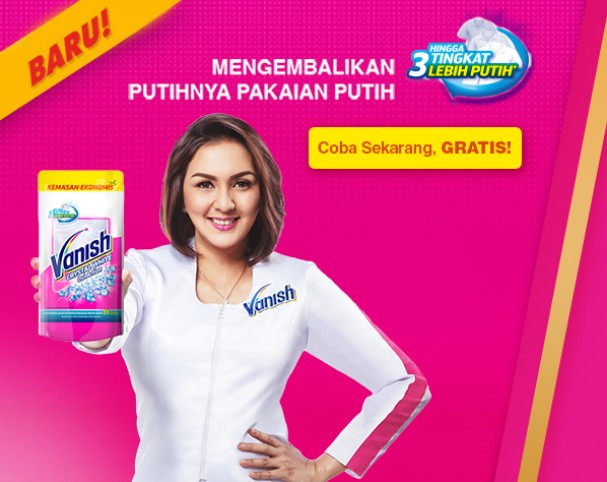 Sampel Produk Vanish Crystal White
