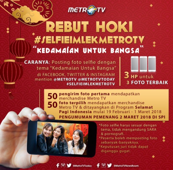 Selfie Imlek MetroTV