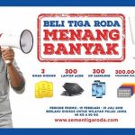 Beli Tiga Roda Menang Banyak