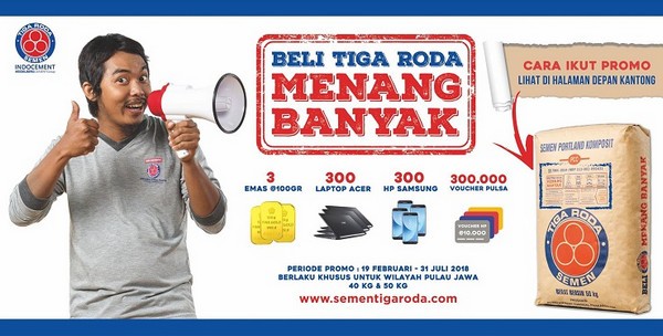  Beli Tiga Roda Menang Banyak