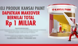 Promo Kansai Paint Berhadiah Makeover Rumah Total Senilai 1 Miliar