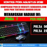 Kontes Poin Serbakuis Agustusan Berhadiah Keyboard-Mouse RGB LED dan Pulsa