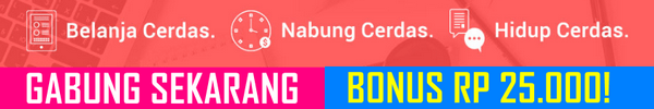 Belanja online selalu dapat cashback