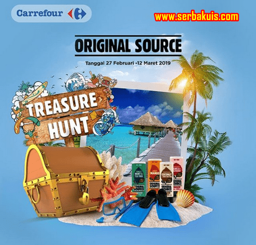 Treasure Hunt Original Source Carrefour Berhadiah 3 Trip Pulau Seribu