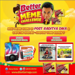 Better Meme Challenge Berhadiah Smartphone, Kamera dan Voucher Belanja
