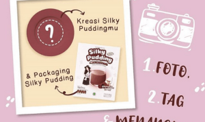 Bikin Kreasi SILKY PUDDING berhadiah voucher MAP ratusan ribu rupiah