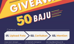 MANTAP Ada Giveaway 50 Baju Gratis dari Poshboy