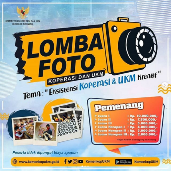 Lomba Foto Koperasi dan UKM Berhadiah Total Rp 31.5 Juta Rupiah-slide1