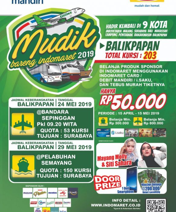 Mudik Bareng Indomaret 2019 Balikpapan