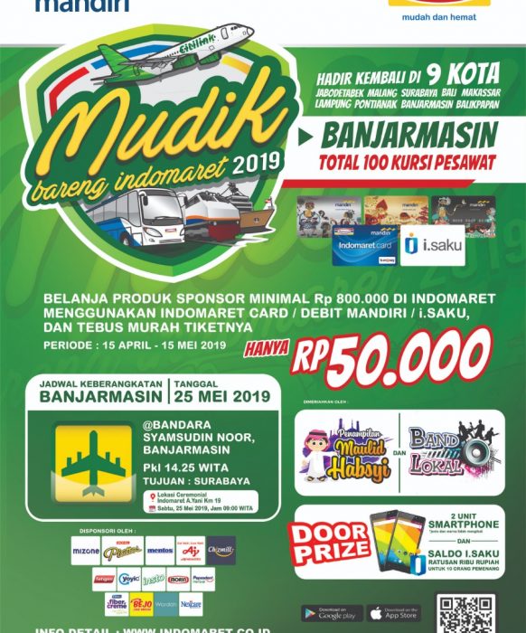 Mudik Bareng Indomaret 2019 Banjarmasin