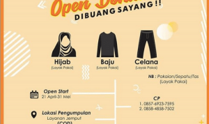 OPEN DONATION : Hijab, Baju, Celana, Tas, Sepatu Layak Pakai