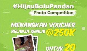 Kontes Foto Hijau Bolu Pandan Berhadiah Voucher Belanja Total 5 Juta