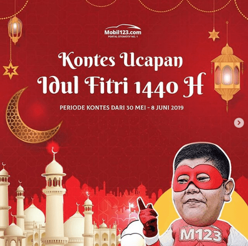 Kontes Ucapan Idul  Fitri  1440H Berhadiah Voucher Belanja 