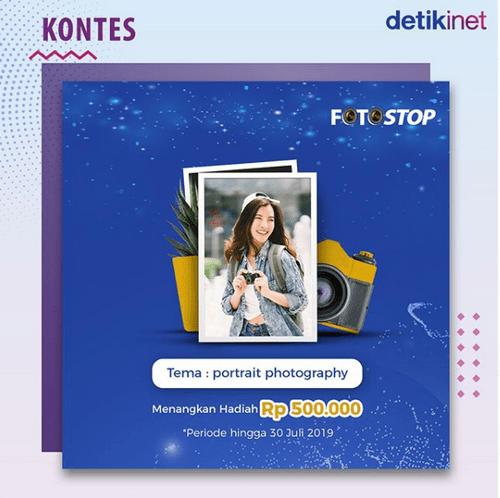 Lomba Foto Portrait Berhadiah Uang Tunai 500K dari Detikinet