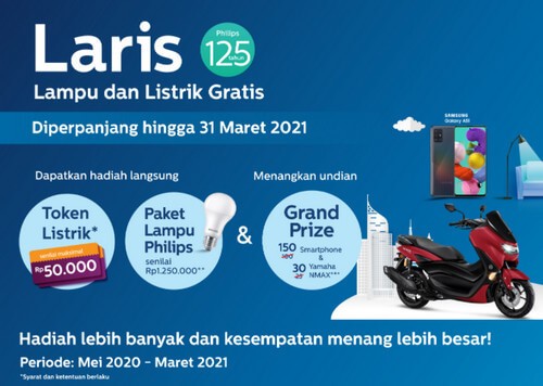 Undian Philips Laris Diperpanjang! Berhadiah 30 Motor Yamaha Nmax