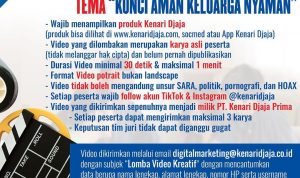Lomba Video Kenari Djaja Berhadiah Redmi Note 9 Electric Gimbal Smartphone dan Uang Tunai