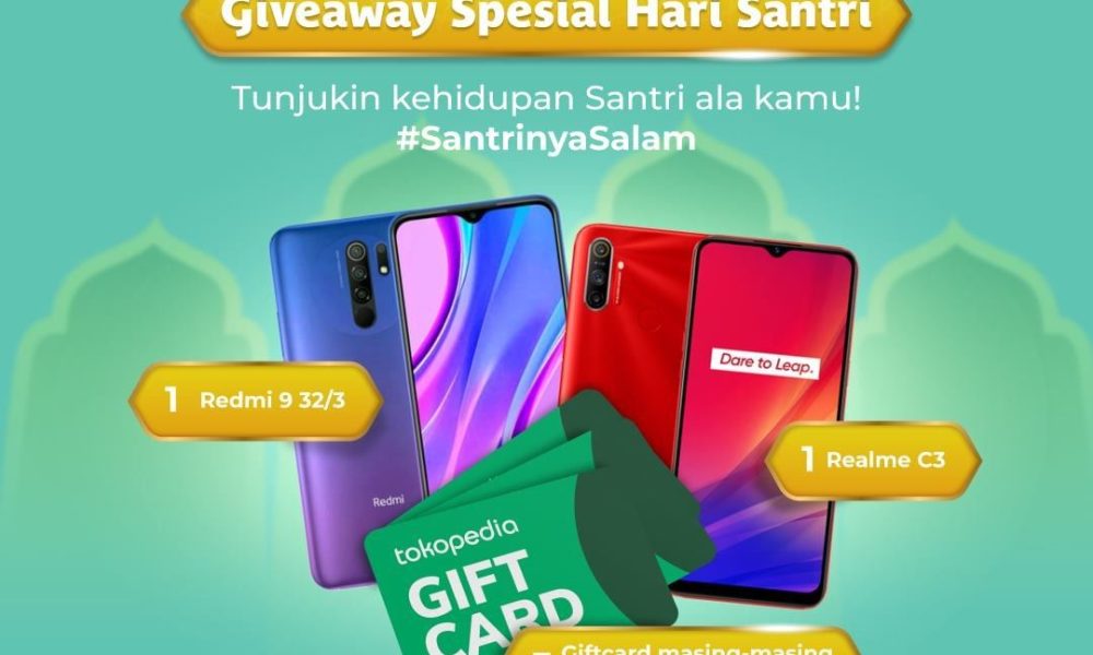 Giveaway Spesial Hari Santri Nasional 2020 Tokopedia Salam