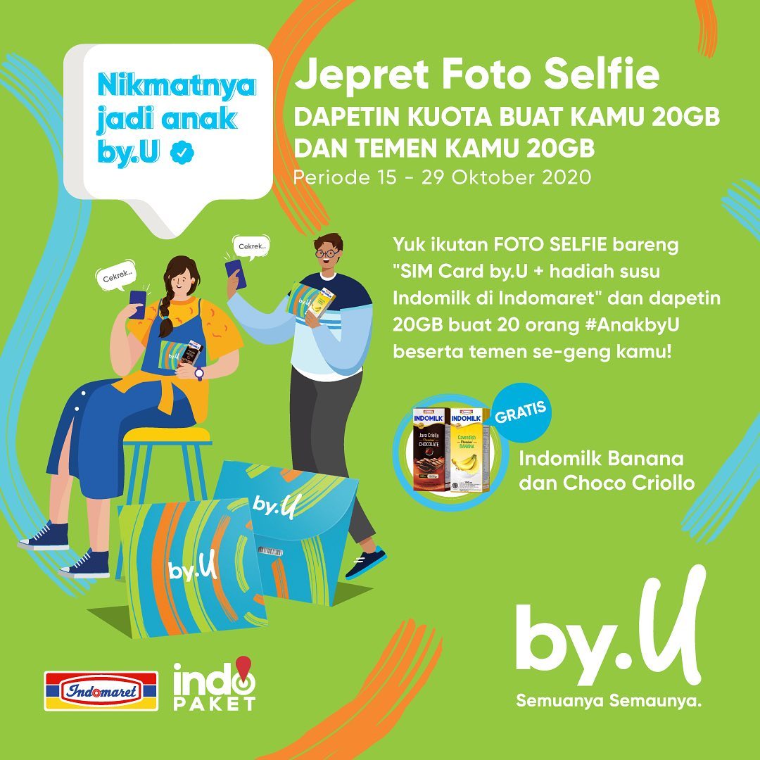 Jepret Foto Selfie Nikmatnya Jadi Anak by.U 2020