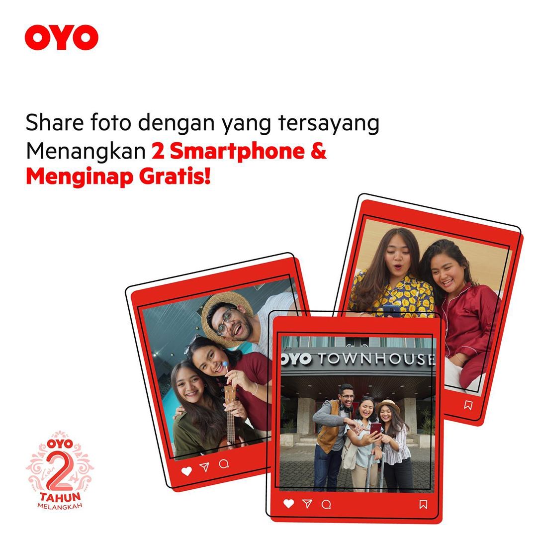 Share Foto OYO 2 Tahun Melangkah