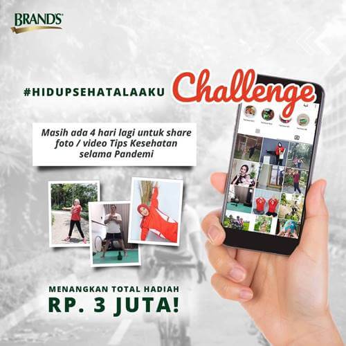 Hidup Sehat Ala Aku Challenge BRAND'S 2020