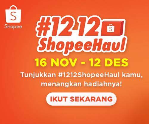 Kompetisi TikTok 12.12 Shopee Haul 2020