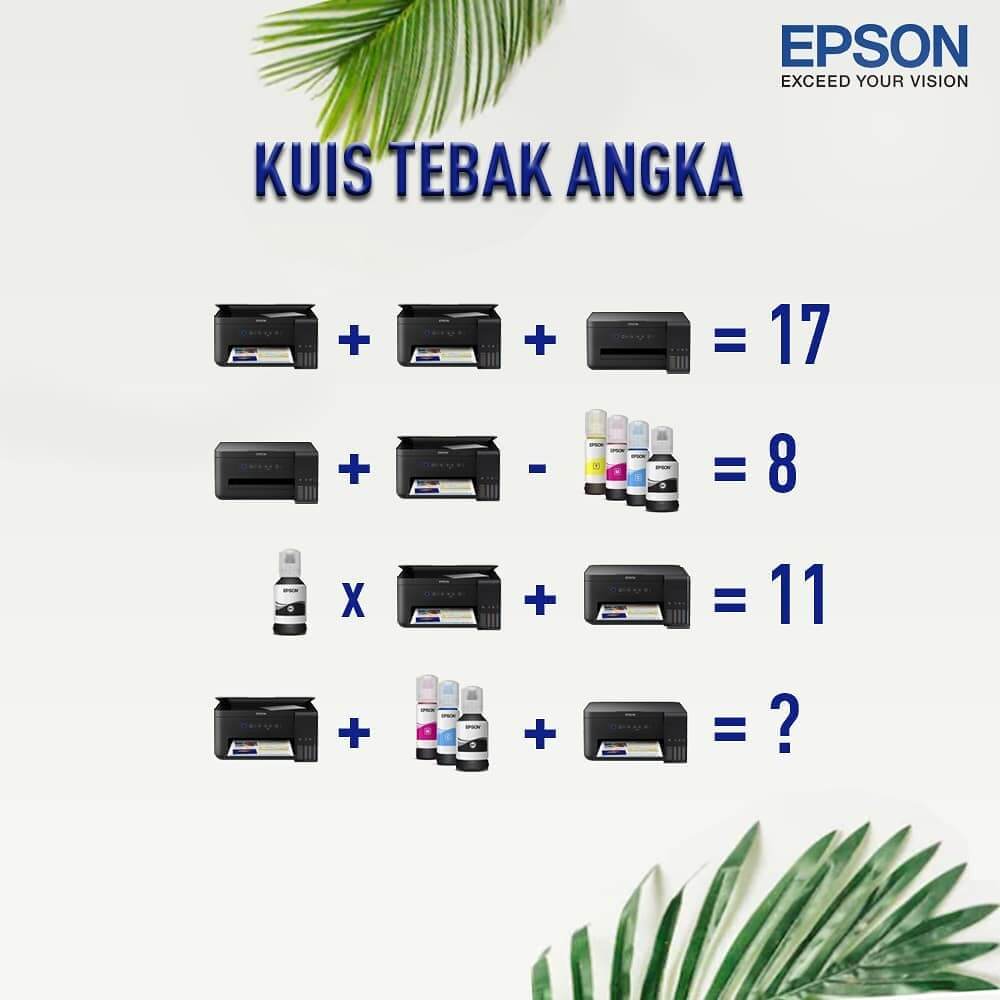 Kuis Tebak Angka Epson Indonesia November 2020