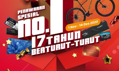 Penawaran Spesial Kingston Technology No. 1 17 Tahun Berturut-turut