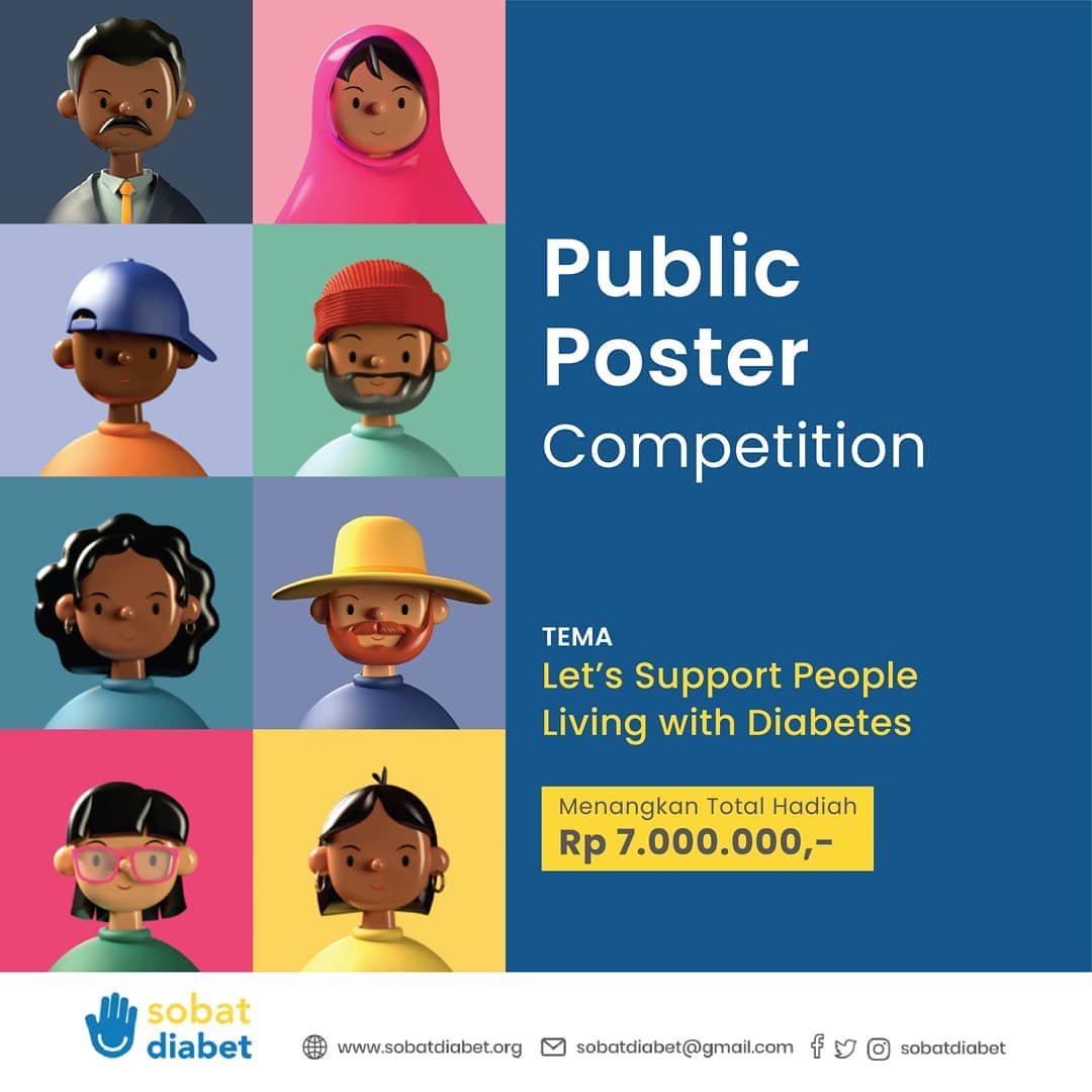 Public Poster Competition Sobat Diabet 2020