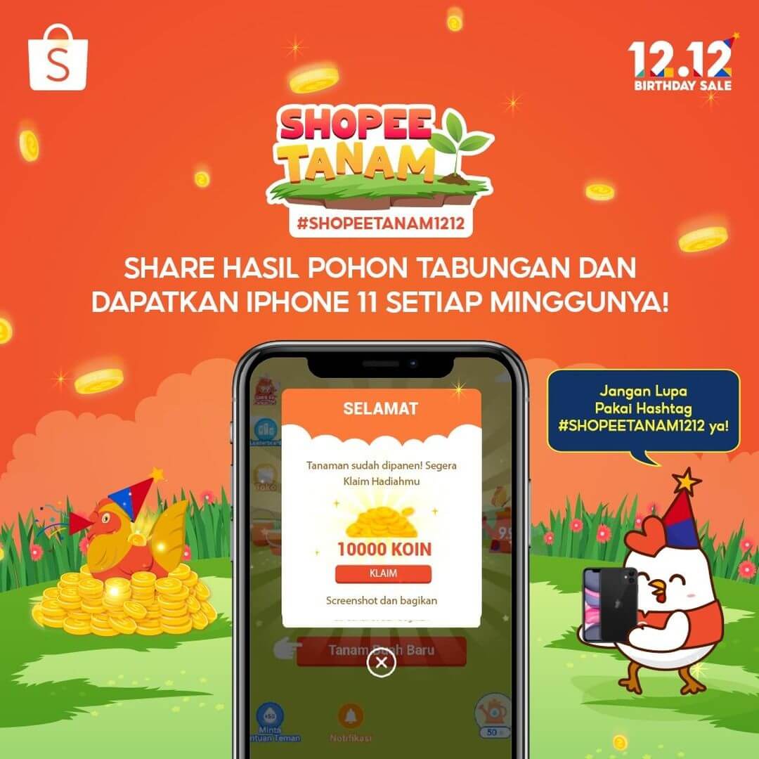 Shopee Tanam 12.12 2020