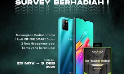 Survey Berhadiah Infinix Indonesia 2020