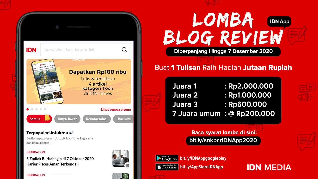 Lomba Review IDN App Berhadiah Uang Total Jutaan Rupiah