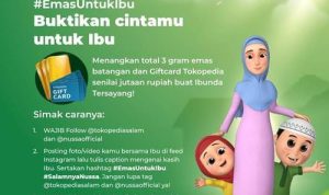 Emas untuk Ibu Tokopedia Salam 2020