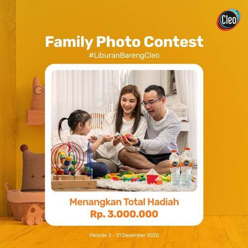 Family Photo Contest Liburan Bareng Cleo 2020