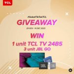 Giveaway Sobat TikTok TCL 2020