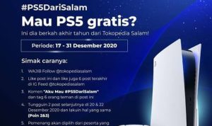 PS5 dari Tokopedia Salam 2020