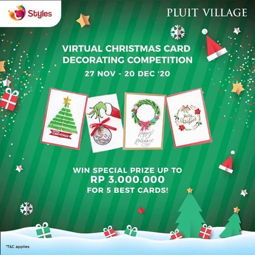 Virtual Christmas Card Decorating Competition Pluit Village 2020