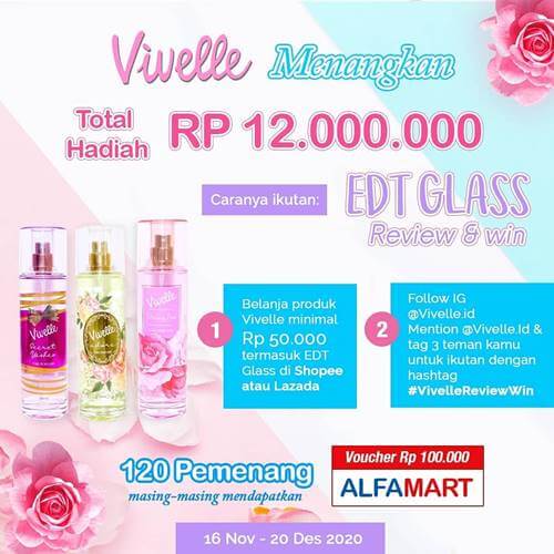 Vivelle EDT Glass Review & Win 2020