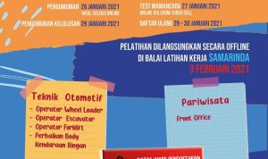 Pendaftaran Pelatihan Berbasis Kompetensi Batch II 2021 BLK Samarinda