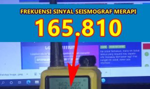 Frekuensi Radio HT Sinyal Seismograf Merapi