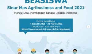Pendaftaran Beasiswa Sinar Mas Agribusiness and Food 2021