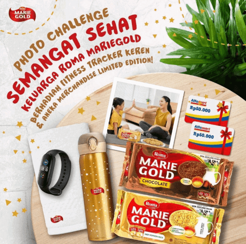 Lomba Foto Semangat Sehat Marie Gold Berhadiah Mi Band 5, Voucher, dll