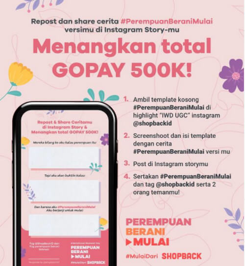 Kuis Cerita Perempuan Berani Mulai Berhadiah Saldo Gopay Total 500K