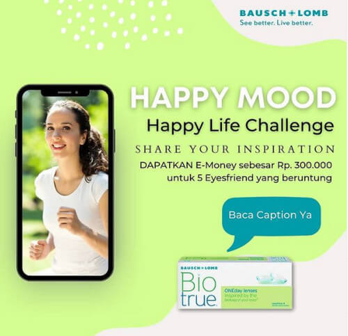 Lomba Foto Happy Mood Berhadiah E-Money 300K Untuk 5 Pemenang