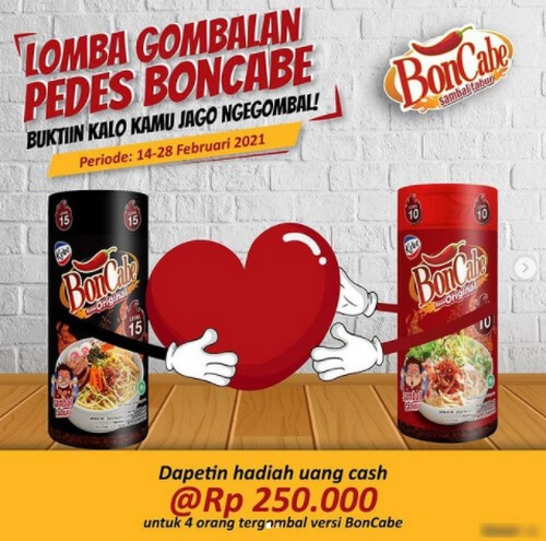 Lomba Gombalan Pedes Boncabe Berhadiah Uang Cash Total Rp. 1 Juta