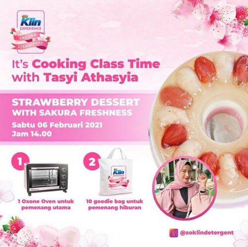 Live Cooking Class Bersama Tasyi Athasyia