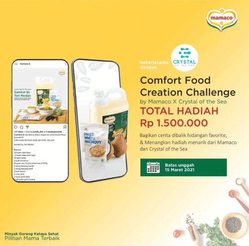 Comfort Food Creation Challenge Berhadiah Total 1,5 JUTA Rupiah