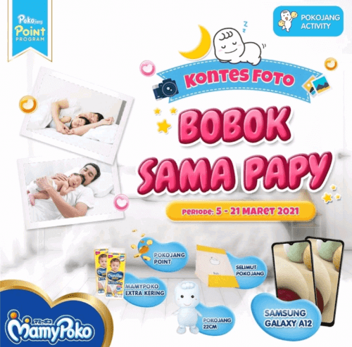 Lomba Foto Bobok Sama Papy MamyPoko Berhadiah Samsung A12