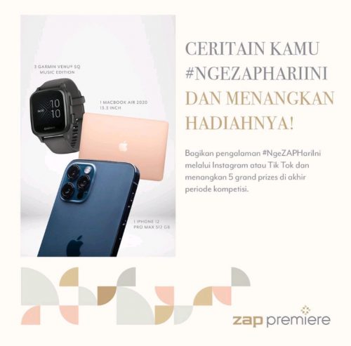 Lomba Cerita Nge ZAP Hari Ini Berhadiah Iphone 12, Macbook Air, dll