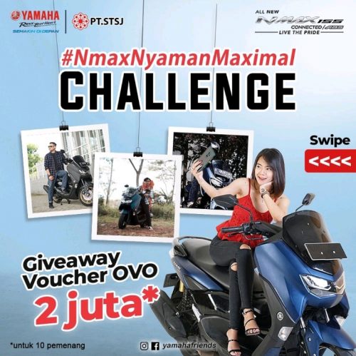 Lomba Foto Motor Nmax Nyaman Maximal Hadiah OVO Total Rp 2 JUTA