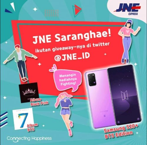 JNE Saranghae Quiz Berhadiah Samsung Galaxy S20 & Album KPop